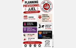 Planning prévisionnel saison 2026 - 2027