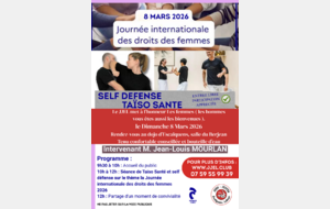 Activité Taïso Santé et self défense sur le thème la Journée internationale des droits des femmes 2026 JJEL
