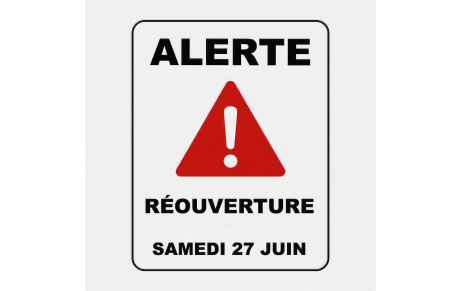 📣 Réouverture des cours